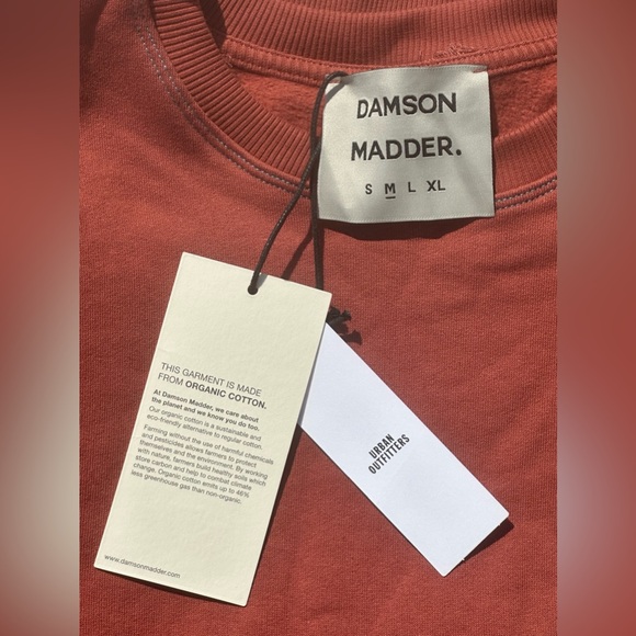 Damson Madder Flower Applique Crew Neck UNISEX Sweatshirt size medium by UO. NWT - Picture 12 of 14